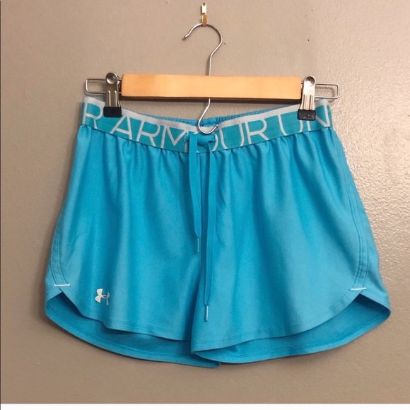 Under Armour Pants - Under Armour Baby Blue Athletic Shorts